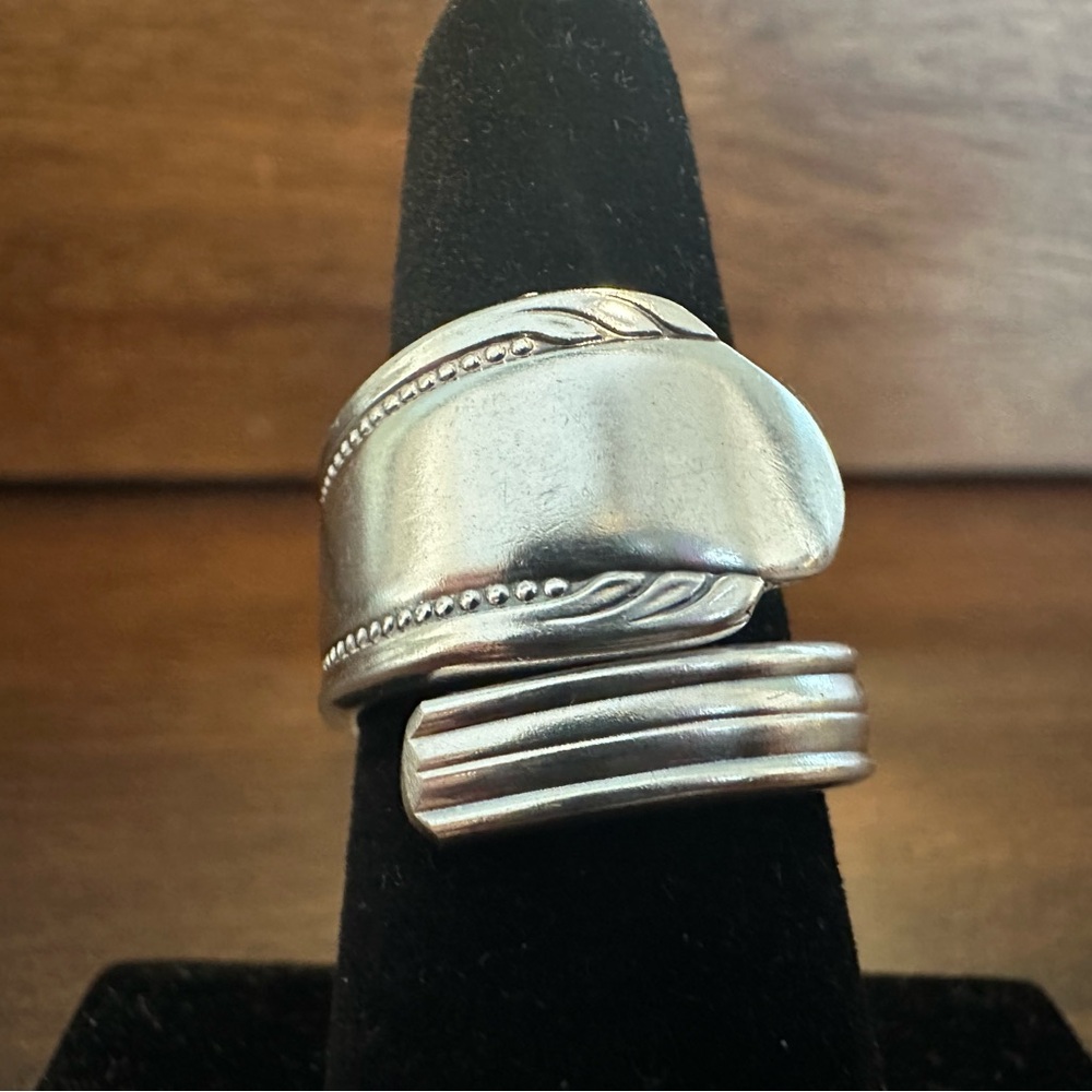 Handmade Spoon Ring - Picture 1 of 15